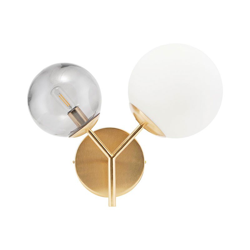 Aplique Twice, bronce