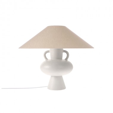 Base lámpara sobremesa Amphora L, blanco