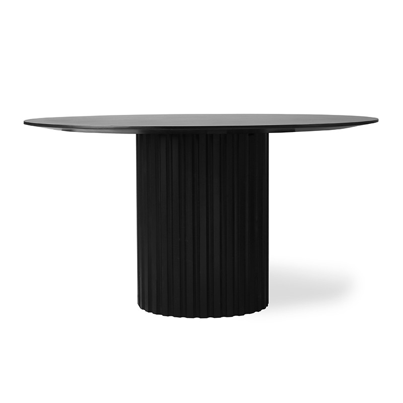 Mesa de comedor Pillar, negro
