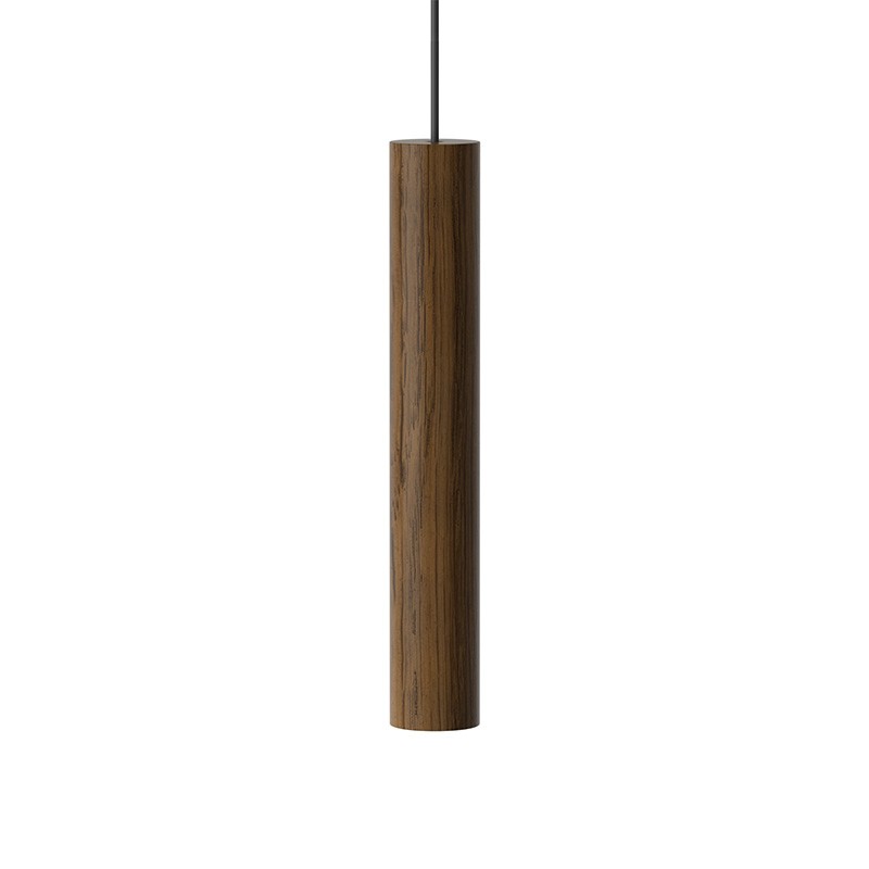 Lámpara Chimes, roble oscuro