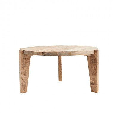 mesa de centro madera natural
