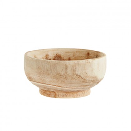 Bol de madera de paulownia