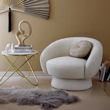 Fauteuil Ted Blanc