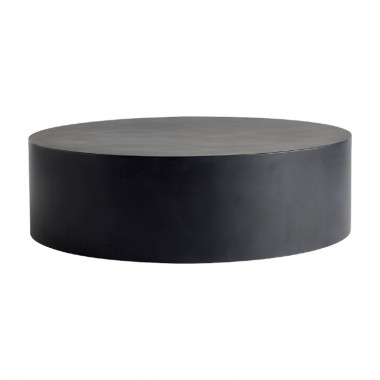 Table basse Borg Ø85cm, graphite