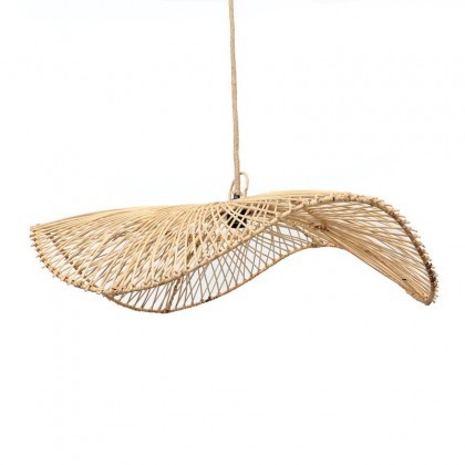 Pantalla lámpara formas onduladas