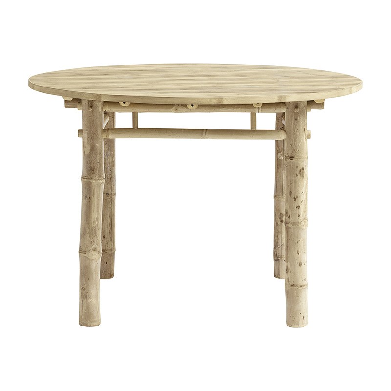 Mesa comedor bambú Fez Ø110cm