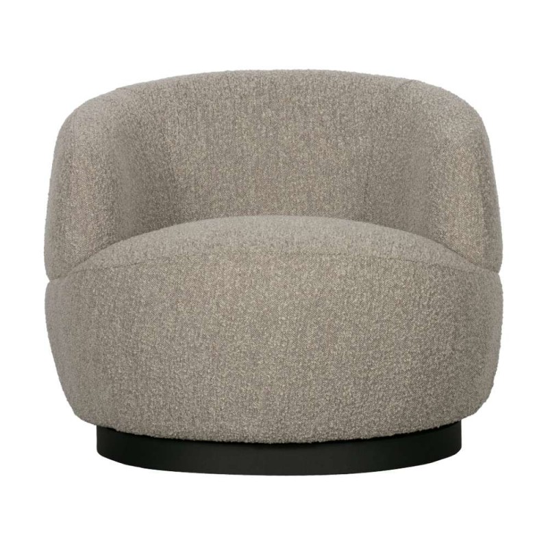 sillón tapizado gris