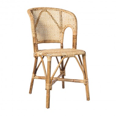 Fiorenza Chaise de salle à manger en bambou