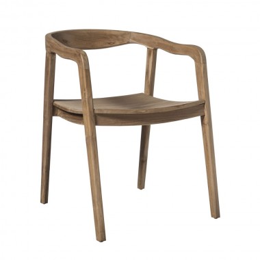 Chaise de salle à manger en bois de teck, Féroé