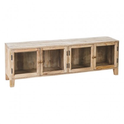 Mueble TV Colonial, madera lavada