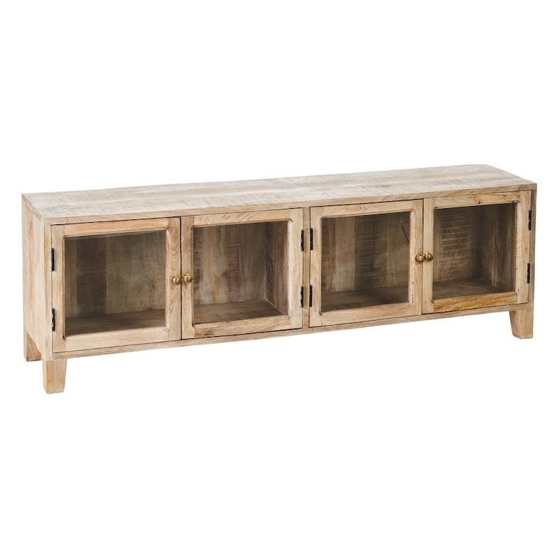 Mueble TV Colonial, madera lavada