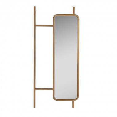Espejo Tolk de bambú vertical