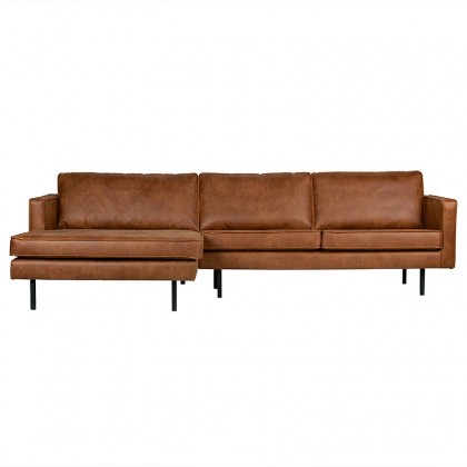Sofá Rodeo chaise longe izquierda, cognac