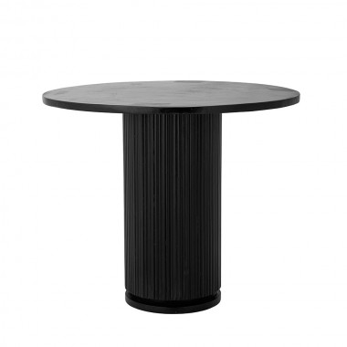 Mesa de comedor Porto Ø90cm, negro