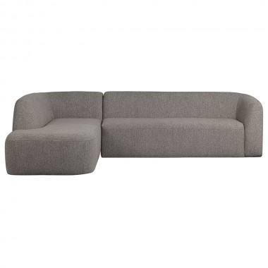 Canapé d’angle gauche incliné, gris