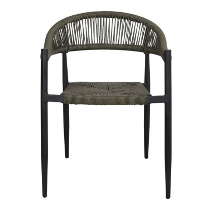 Silla exterior verde