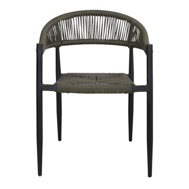 Silla exterior verde