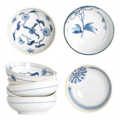Set bowls pintados a mano porcelana