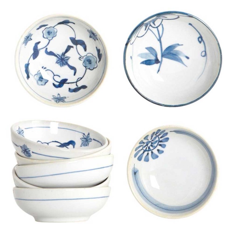 Set bowls pintados a mano porcelana