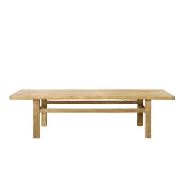 mesa centro madera antigua de olmo