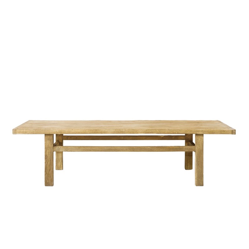 mesa centro madera antigua de olmo