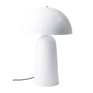 Fungi L lampe de table, blanc