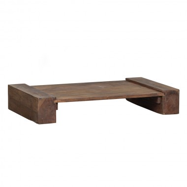 Table basse basse en bois de manguier, Conu