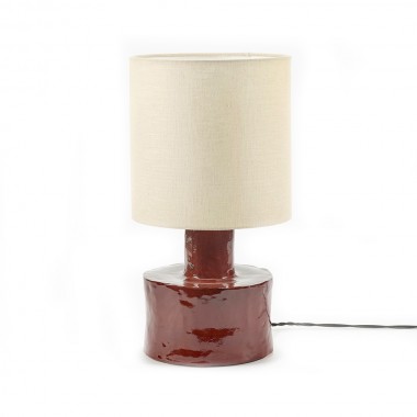 Lámpara de mesa Catherine, rojo