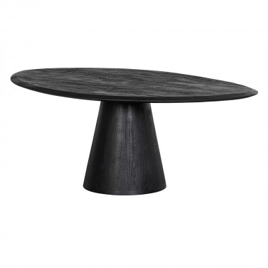 Table basse en bois Posture 120cm, noir