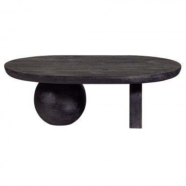 Mesa centro madera negro