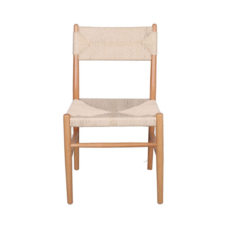 silla comedor madera y cuerda