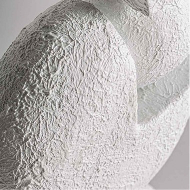 Sculpture abstraite Blake blanc