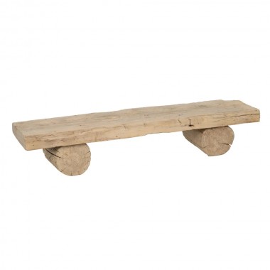 mesa de centro madera olmo antiguo