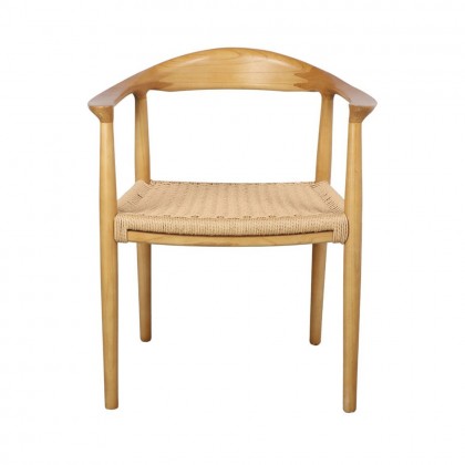 silla comedor madera fresno y cuerda