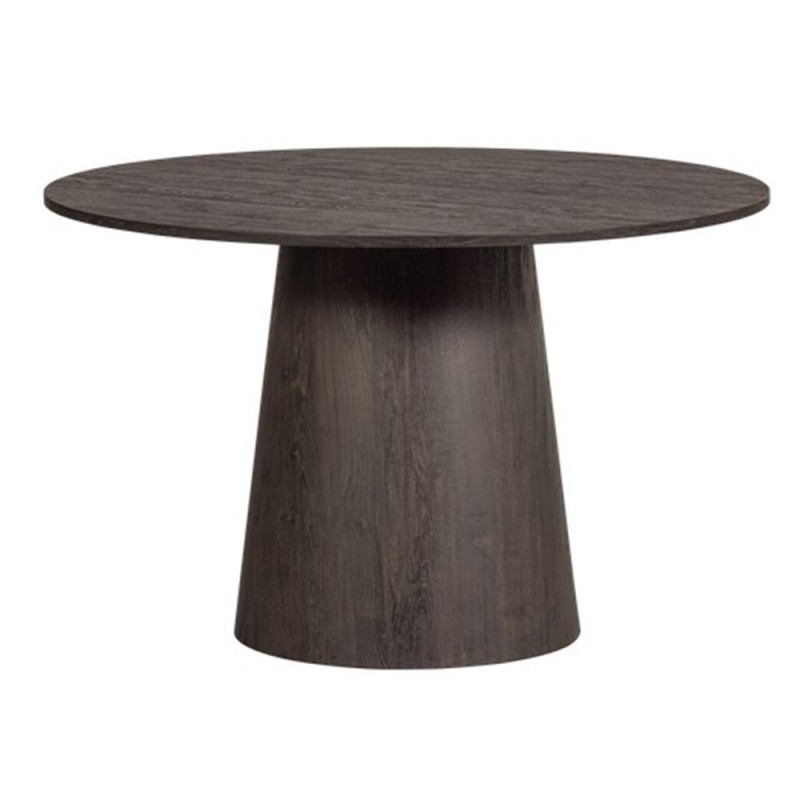 Mesa comedor Maan marrón oscuro Ø120cm