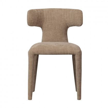 silla comedor moderna tapizada beige
