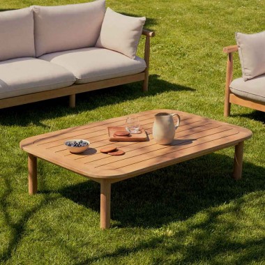 Sacova Eucoliptus Table basse d’extérieur en bois