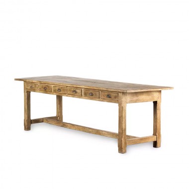 Table en bois de restaurant Nopi 250cm