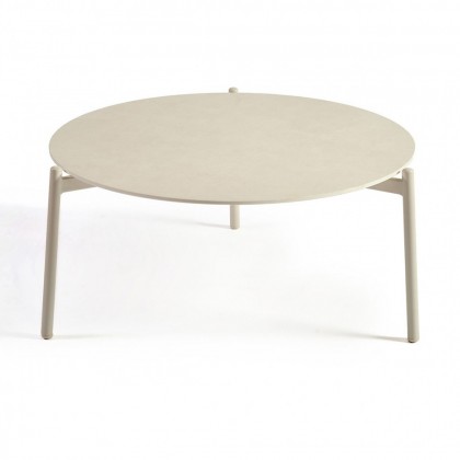 Mesa de centro exterior redonda Creta Ø80cm