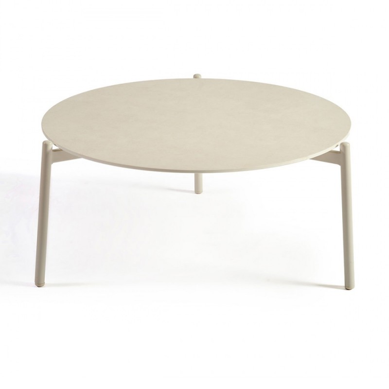 Mesa de centro exterior redonda Creta Ø80cm