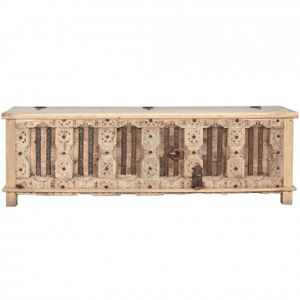 Mueble Tv madera Tallada 194cm