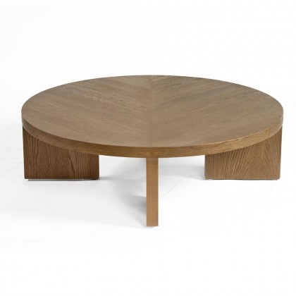 Mesa de centro redonda de manera natural Nain