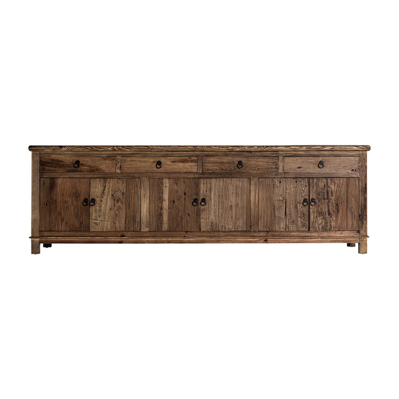 Aparador de madera de olmo de gran tamaño