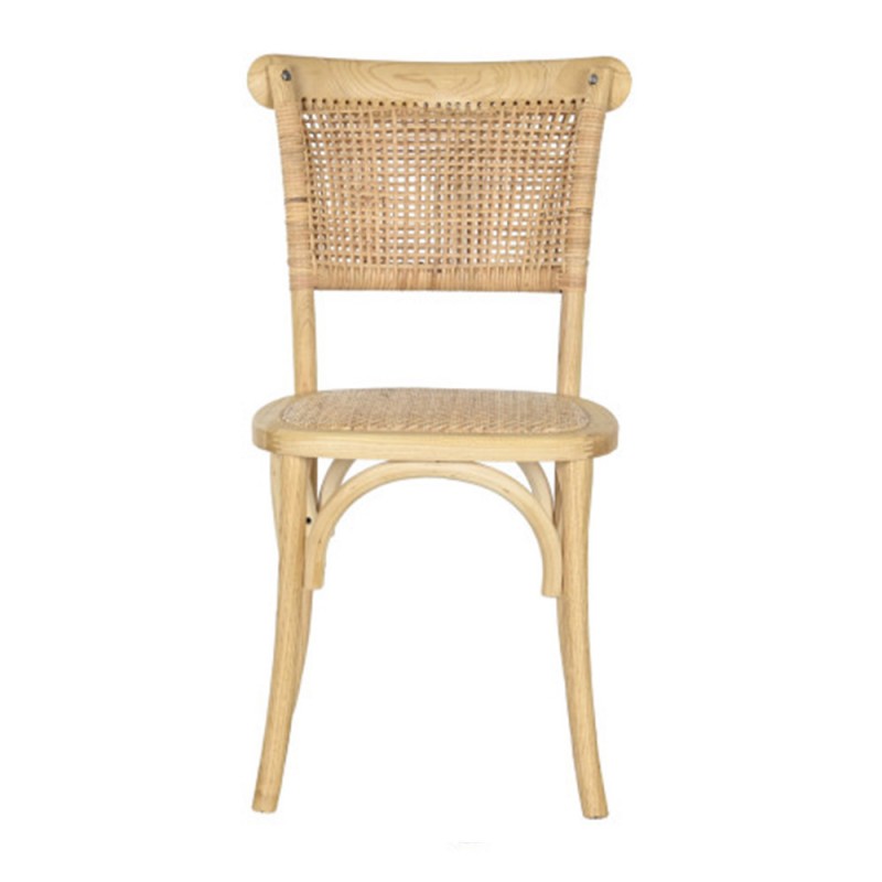 Silla comedor olmo y ratán