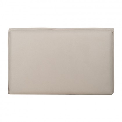 Cabecero desenfundable en color beige poliéster y relleno de foam