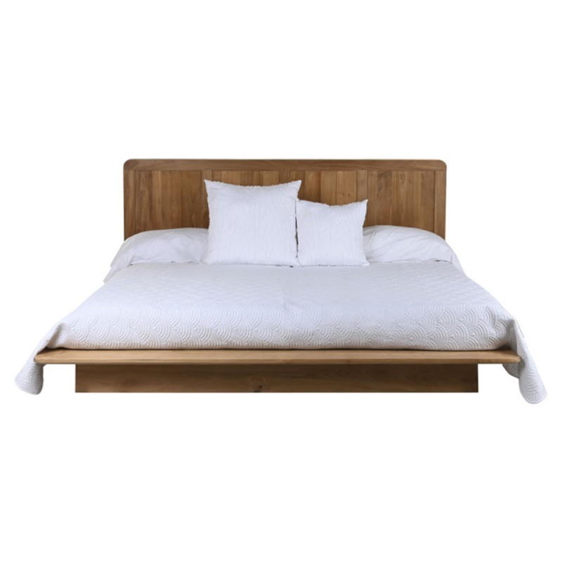Cama de estilo balines de madera de teca