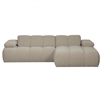 Sofá chaise longue Derecha  tejido bouclé