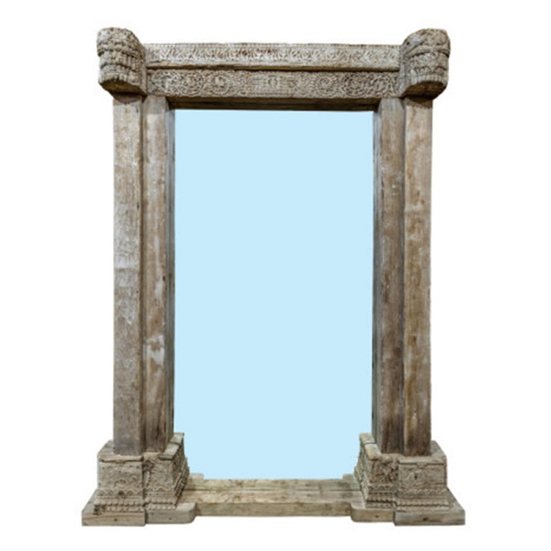 Espejo madera tallada teca, 150x210cm