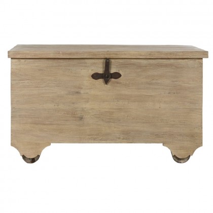 Arcón madera teca natural surtida 136x70x76