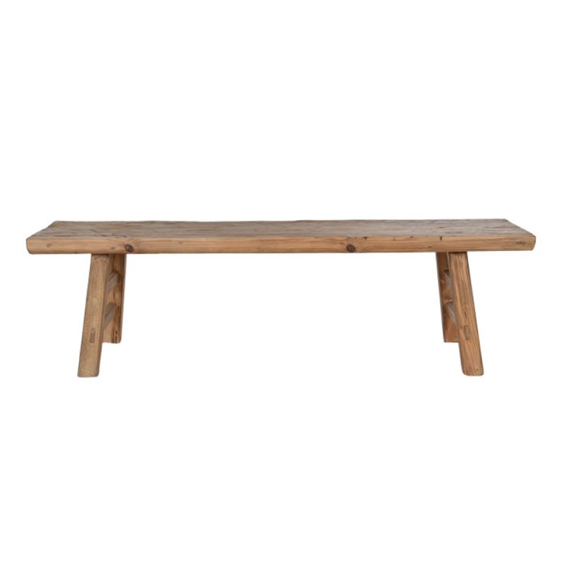 Mesa de centro de madera olmo maciza